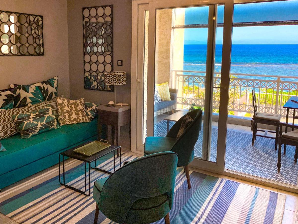 Le Petrel Blanc - Appartement Sur La Plage De La Souris Blanche Trois Bassins Экстерьер фото