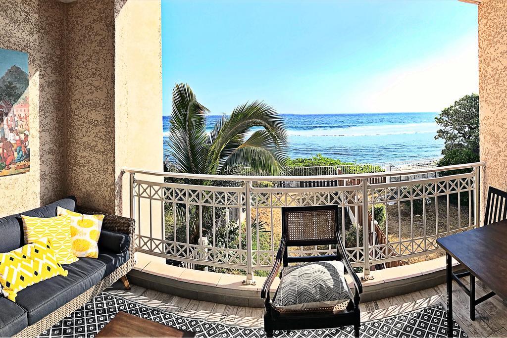 Le Petrel Blanc - Appartement Sur La Plage De La Souris Blanche Trois Bassins Экстерьер фото
