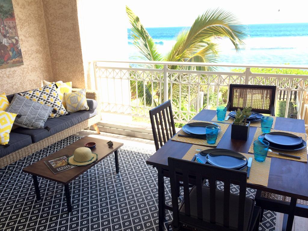 Le Petrel Blanc - Appartement Sur La Plage De La Souris Blanche Trois Bassins Экстерьер фото
