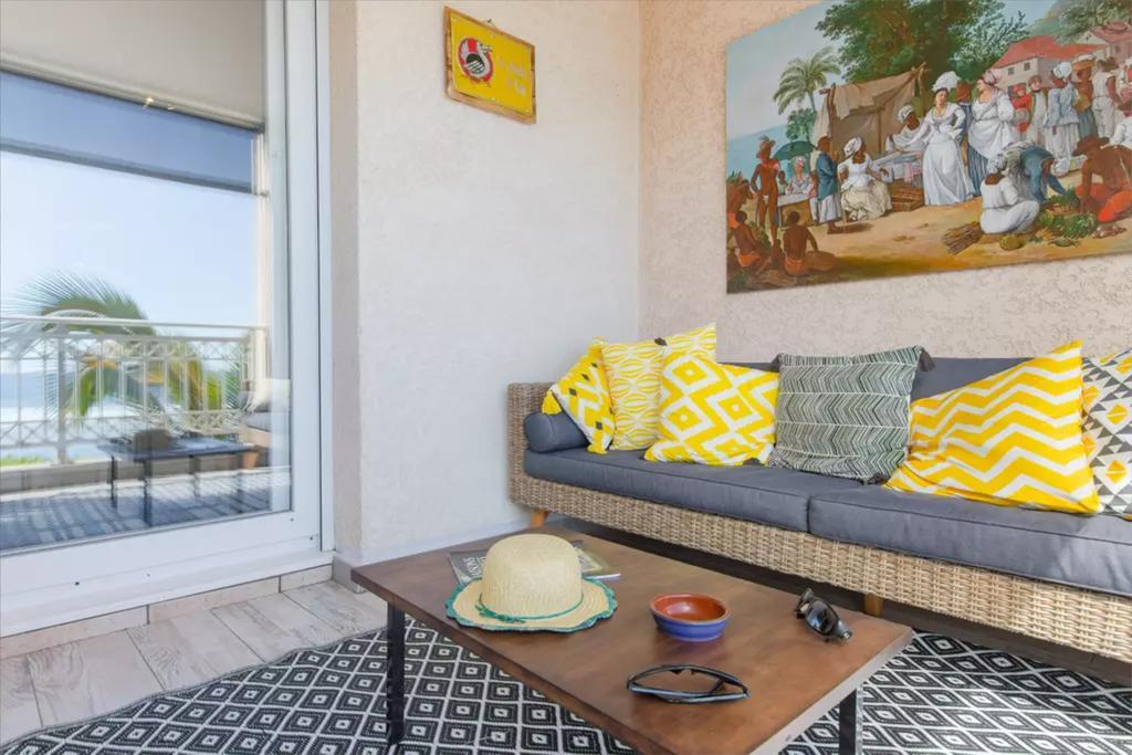 Le Petrel Blanc - Appartement Sur La Plage De La Souris Blanche Trois Bassins Экстерьер фото