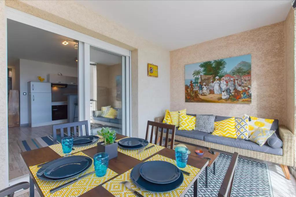 Le Petrel Blanc - Appartement Sur La Plage De La Souris Blanche Trois Bassins Экстерьер фото